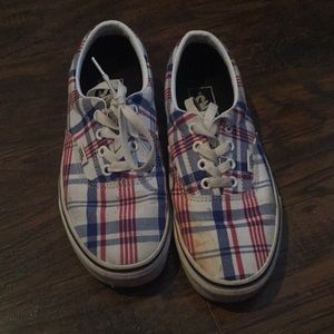 Semi-Used plaid VANS <PRICE=NEGOTIABLE>
